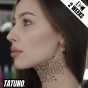 Tatuaż jagua półtrwały delikatne kwiaty
