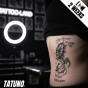 Tatuaż jagua półtrwały kotwica hold me down
