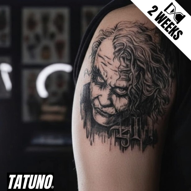 Tatuaż jagua półtrwały joker
