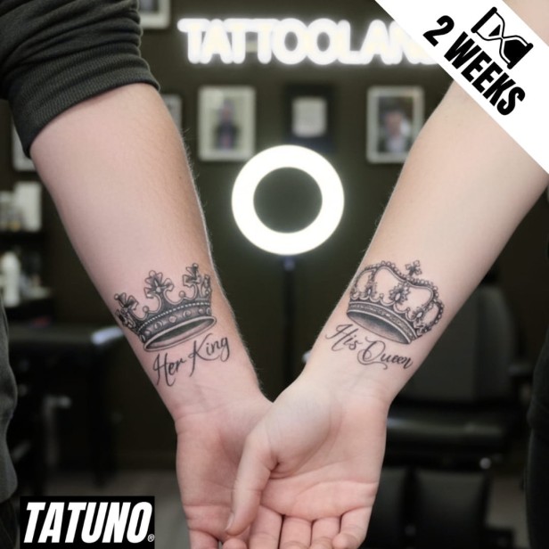 Tatuaż jagua półtrwały her king