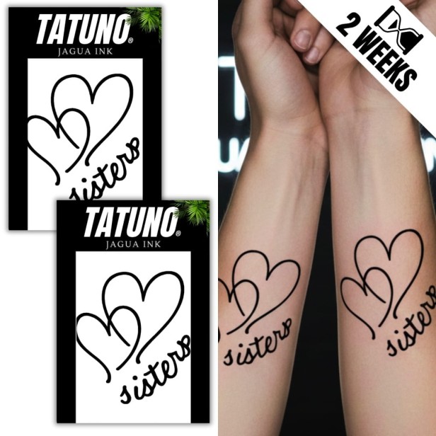 Tatuaże jagua półtrwałe matching sisters