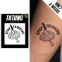 Tatuaż półtrwały stop thinking