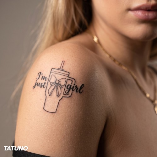 Tatuaż półtrwały I'm just girl