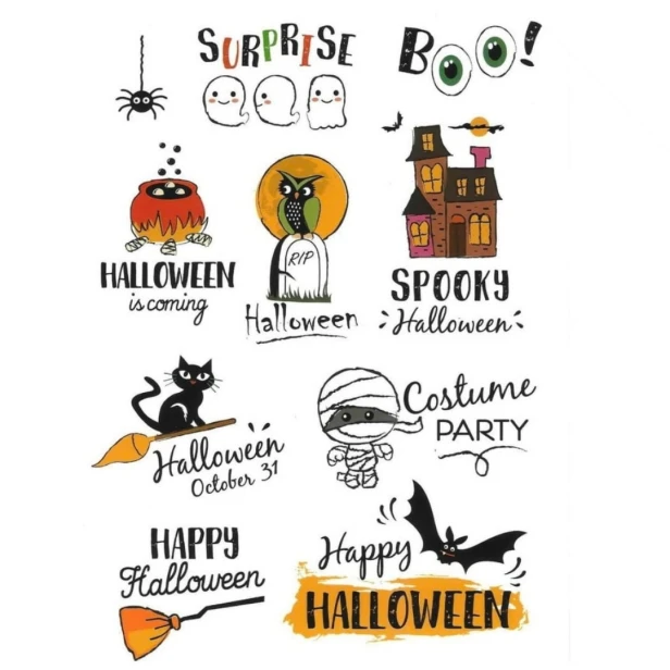 Tatuaż na halloween mix