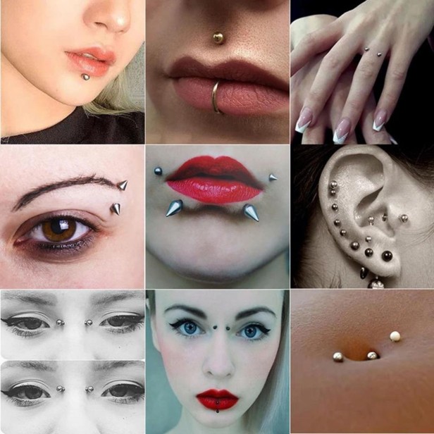 fake piercing